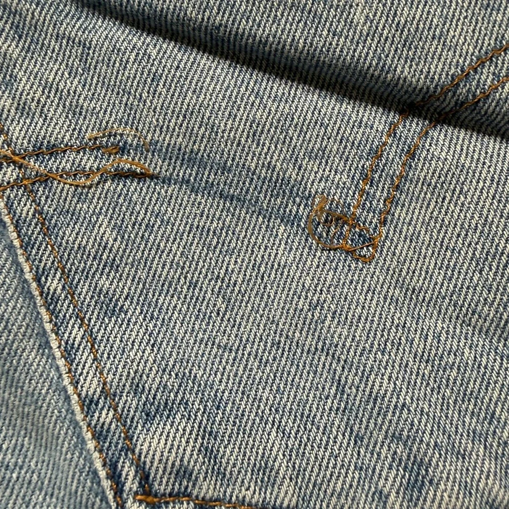VTG‎ Levis 505 Shorts Mens 42 Blue ORANGE TAB Faded Medium Wash Jorts Denim